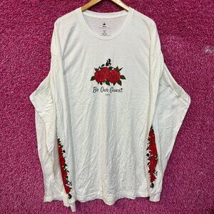 Beauty and the Beast Be Our Guest l/s Tshirt size 2XL